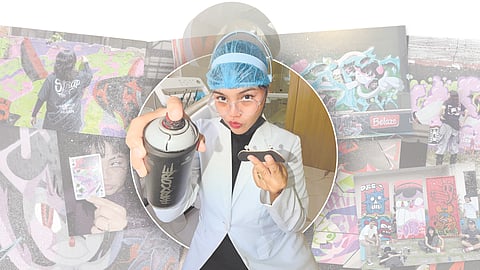 Between smiles street art: Why one dentist never gave up her creative side