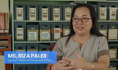 WATER FOR LEARNING. Cabantian Elementary School teacher Riza Paler shares how reliable water access supports the health, cleanliness, and overall learning development of her students. Schools and communities across Davao City continue to benefit from improved water quality and pressure following the successful implementation of the Davao City Bulk Water Supply Project, a joint initiative between Apo Agua Infrastructura, Inc. and the Davao City Water District (DCWD).