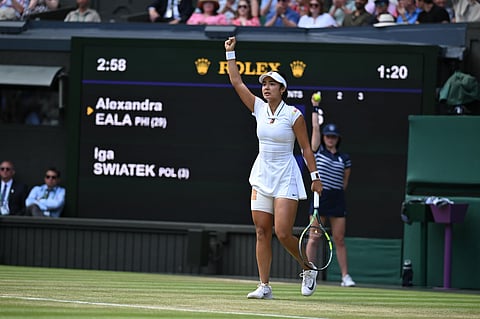 Taktak na si Eala sa Wimbledon