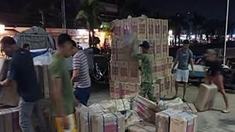 Police nabbed 2, seized P17.4-M smuggled cigarettes in Zambo Sur