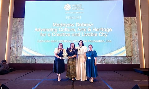 Representatives of the Alcantara Foundation and Alsons Dev at the 2026 CSR Guild Awards, where their joint initiative was a Finalist in the Outstanding CSR Project for Arts and Culture category.