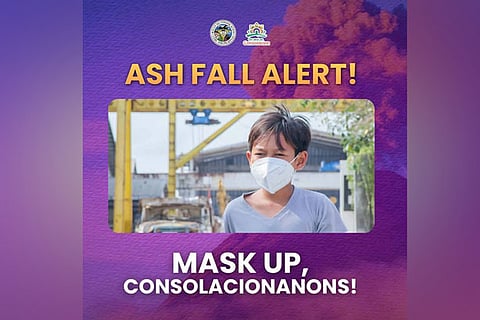 Consolacion suspends classes due to Mt. Kanlaon ashfall warning