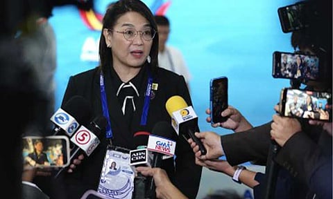 Palace Press Officer Claire Castro (PNA photo by Robert Oswald P. Alfiler)