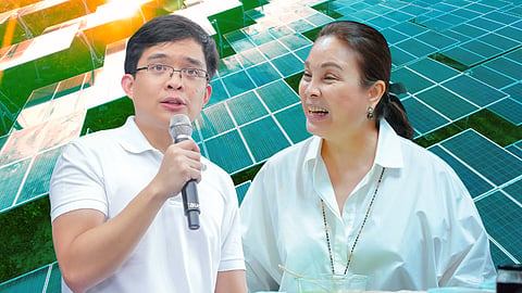 Leandro Leviste and Loren Legarda