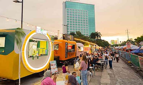 Roxas Food Trucks is an open-air dining destination at the heart of Davao City, open daily from 3 p.m. to 11 p.m.