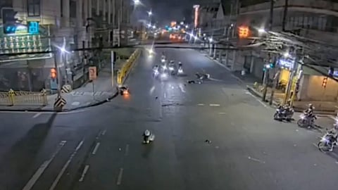 Rider critical after allegedly beating red light