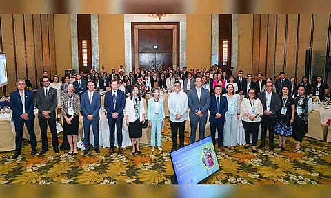 REGIONAL FINANCE REFORM. Participants in the South-South Exchange on Public Finance Systems for Social Outcomes for Children in Asia pose for a group photo during the three-day regional forum in Manila in August 2026. The exchange brought together representatives from eight South and Southeast Asian countries to strengthen public spending for children.