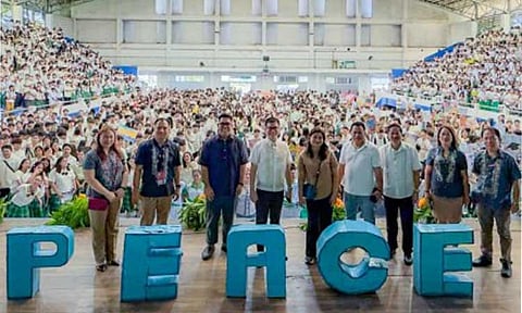 SAFE SCHOOLS. Department of Education-Negros Island Region officials lead the Powering Empathy, Acceptance and Connection Everyday or PEACE advocacy campaign at the Bacolod City National High School on July 6, 2026. Senators on Monday (Aug. 24) rallied behind a broader approach to school safety that would enlist families, teachers, mental health professionals, community leaders and even technology providers in preventing violence instead of relying mainly on guards, surveillance cameras and emergency drills. (Photo courtesy of DepEd-Negros Island Region)