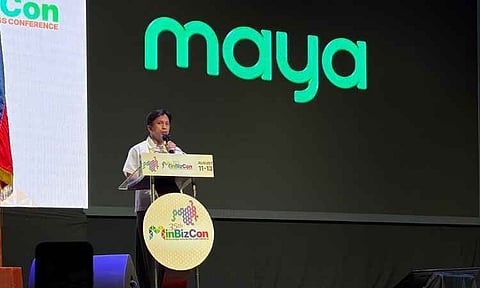 Maya Head of MSME and Business Lending Sales Jaspher Casin discusses digital financial solutions during the 35th Mindanao Business Conference in Cagayan de Oro City.