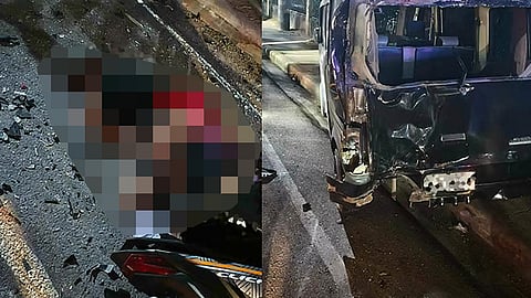 2 patay human mibangga ilang motor sa nag-parking nga multicab