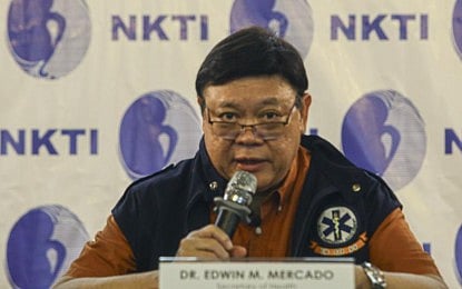 Acting Health Secretary Edwin Mercado (PNA File photo)