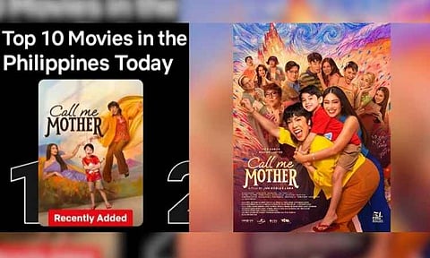 ContentAsia Awards 2026 Silver winner for Best Feature Film or Telemovie Made in Asia “Call Me Mother,” starring Vice Ganda and Nadine Lustre, has soared to No. 1 on Netflix Philippines’ list of most-watched movies.