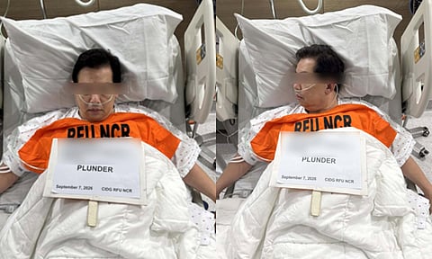 'CARDIOVASCULAR AILMENT.' Mugshot of former House Speaker Martin Romualdez released by the Philippine National Police–Criminal Investigation and Detection Group (PNP-CIDG) following the service of an arrest warrant on Monday, Sept. 7, 2026.
Romualdez remains confined at Cardinal Santos Medical Center due to a cardiovascular ailment and unstable blood pressure.