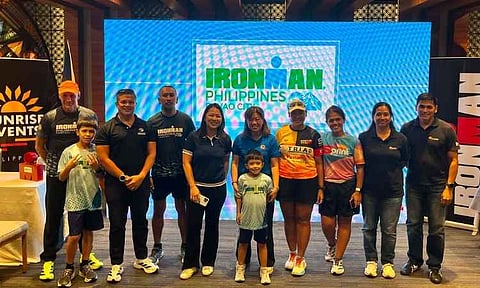 IRONMAN 2027. Organizers and Davao City officials pose for a photo opportunity after a press conference on Tuesday, Sept. 8, 2026, at the Arcadia Active Lifestyle and Fitness Center in Davao City. The inaugural full-distance IRONMAN Philippines Davao City is set for June 13, 2027, alongside IRONMAN 70.3 Davao.