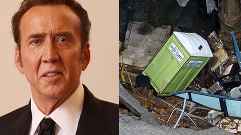 Sinkhole appears near Nicolas Cage’s home