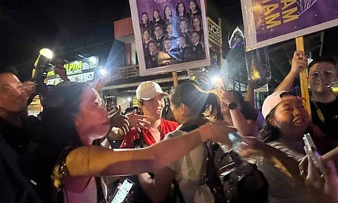 BAR EXAM SALUBONG. Supporters gathered for the Bar exam salubong at the Ateneo de Davao University Senior High School campus on Sunday, September 13, 2026, as examinees completed the final day of the 2026 Bar Examinations.