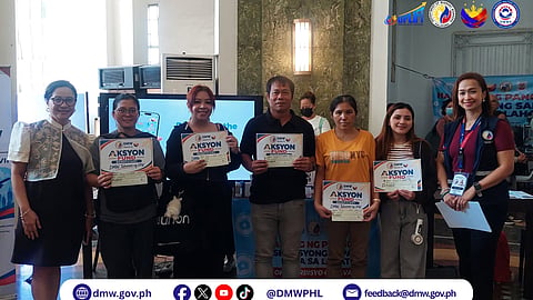 P3M ayuda alang sa 66 ka OFW, giapudapod sa DMW 7 sa Sugbo