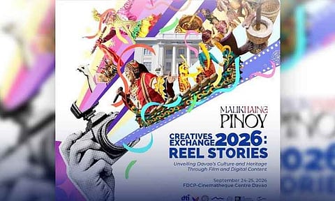 The Davao City Office for Culture and the Arts (DCOCA) will partner with the Department of Trade and Industry-Davao City Field Office, Davao Historical Society, and FDCP Cinematheque Center-Davao for Creatives Exchange 2026: Reel Stories — Unveiling Davao’s Culture and Heritage Through Film and Digital Content on Sept. 24-25 at the Cinematheque Center-Davao.