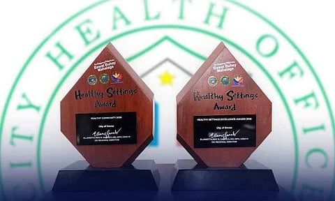 DOH-Davao honors Davao City with the Healthy Settings Excellence Award for its strong public health policies and initiatives.