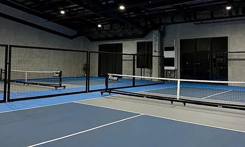 THREE COURTS. The newest indoor pickleball facility in Mandaue City.