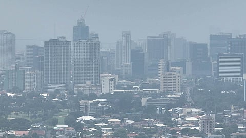 Haze hangs on
