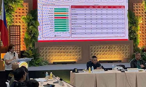 DepEd-Davao Regional Director Maria Ines C. Asuncion presents the region’s latest school security deployment status during the Third Quarter Full Council Meeting of the Regional Peace and Order Council (RPOC) XI. Asuncion reported that the assessment covered 99.59 percent of public and private schools in Davao Region, noting existing security measures while highlighting areas for further strengthening. DepEd-Davao continues to coordinate with peace and order partners to ensure safe and secure learning environments for over 1.3 million learners across the region.