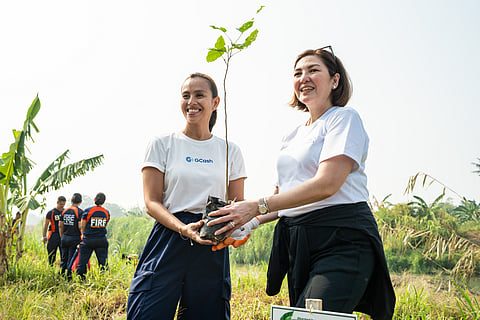 Aboitiz Foundation and GCash GForest launch their CarbonPH partnership in Balamban, Cebu, kicking off a five-year initiative to grow one million trees across 1,200 hectares and advance long-term forest and ecosystem restoration.