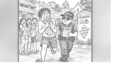 Maghukas sa publiko'ng lugar sa Daanbantayan pamultahon