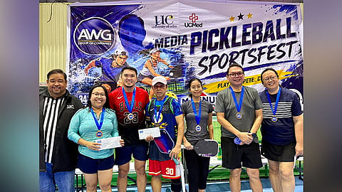Cebu media smash, serve in first-ever Press Freedom Week pickleball tilt
