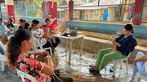Basket weaving training mihatag bag-ong panginabuhian sa mga 4Ps benepisyaryo