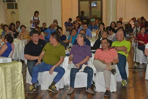 BACOLOD. Some of the local chief executives who attended the Provincial Development Council Meeting held Thursday, May 31, at the Capitol Social Hall in Bacolod City. In photo are Mayors Mark Golez of Silay City, Marxlen de la Cruz of Salvador Benedicto, Jose Benito Alonso of Pontevedra, Mayor Jilson Tubillara of San Enrique and Mayor Enrique Miravalles of Valladolid. (Contributed Photo)