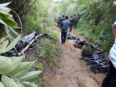 SAMAR. This is the site of the alleged misencounter between police and Army personnel in Sta. Rita town, not Villareal town as police intially reported, in Samar province on June 25, 2018. (Photo courtesy of Cosette Vallejera)