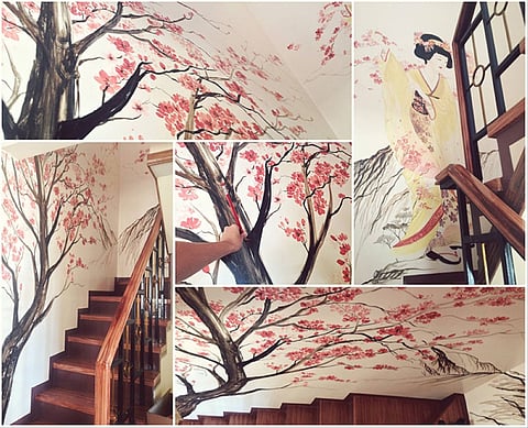 One of Emmanuel Mulawan's mural arts. (Photo from Emmanuel Mulawan's Facebook page)