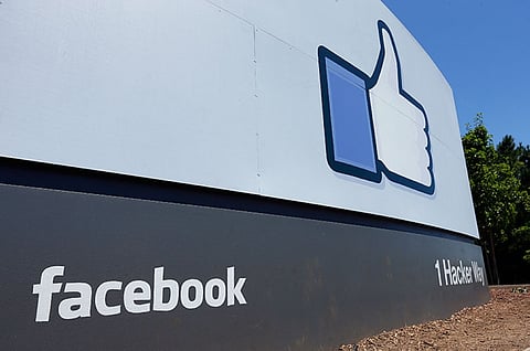 USA. This July 16, 2013 file photo shows a sign at Facebook headquarters in Menlo Park, California. Facebook says hackers accessed data from 29 million accounts as part of the security breach disclosed two weeks ago. (AP)