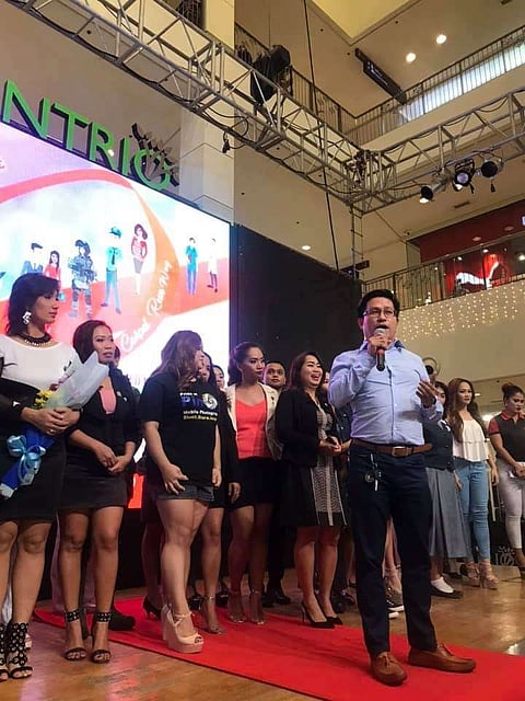 The Night of Advocates in the Red Carpet Runway Advocacy Fashion Show is an event participated by 130 people who are doctors, midwives, nurses, counselors and volunteers to spread awareness to the public and diminish the discrimination against persons with HIV/Aids. (Photo from Reynante Namocatcat's Facebook account)