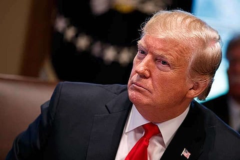 WASHINGTON. President Donald Trump listens during a cabinet meeting at the White House, Wednesday, Jan. 2, 2019, in Washington. (AP)