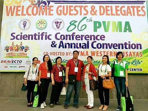 BACOLOD. Some of the veterinarians representing the Provincial Veterinary Office of Negros Occidental during the 86th Scientific Conference and Annual Convention held at Iloilo Convention Center in Iloilo City recently. (Contributed photo)