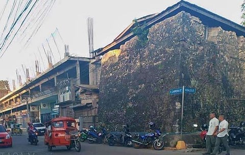 MAASIN. The 243-year-old watchtower stands within the campus of a private Catholic school in Maasin City. (Photo courtesy of Ana Baja Taga Maasin Facebook page)