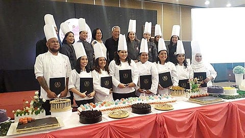 CAGAYAN DE ORO. More than 30 people of various professions received their Certificate Certificate in Professional Baking and Pastry Arts and graduated as pastry chefs from Sweet House Pastry School last Saturday, March 9. (Jo Ann Sablad)