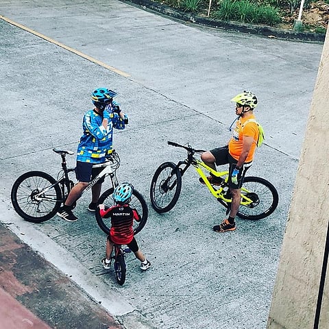 CAGAYAN DE ORO. Getting back up on the bike with our boys. (Contributed photo)