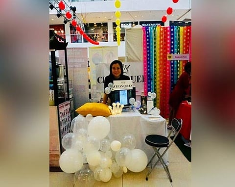 CAGAYAN DE ORO. The Clean Queen booth at Centrio. (Photo by Hannah Wabe)