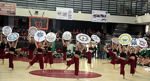 BAGUIO. In this file photo, the University of the Philippines–Baguio dances render a number during the opening of the Baguio–Benguet Educational Athletic League (BBEAL) last year. The 33rd season of the BBEAL opens on October 4 with Kings College of the Philippines taking a leave of absence. (SSB file photo)