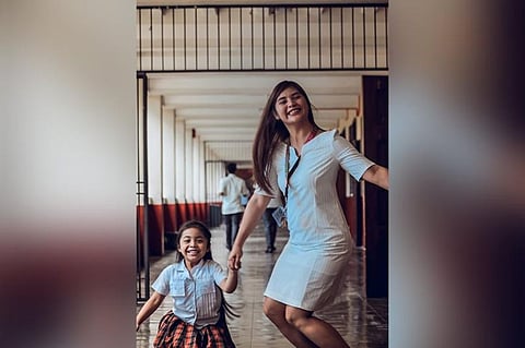 Jelliane With her daughter Jasiane Hadraniel Villacuatro (Photo courtesy of Mark Mendoza Photography)