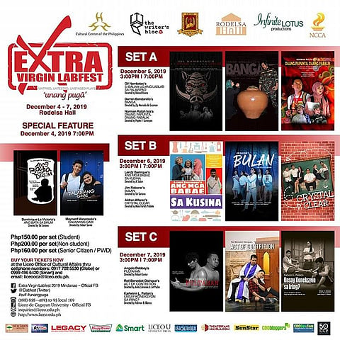 Extra Virgin Labfest to celebrate the vitality of theater in Mindanao
