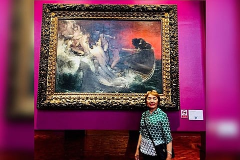 "La Barca de Aqueronte" by Felix Resurreccion Hidalgo (Photo by Debb Bautista)
