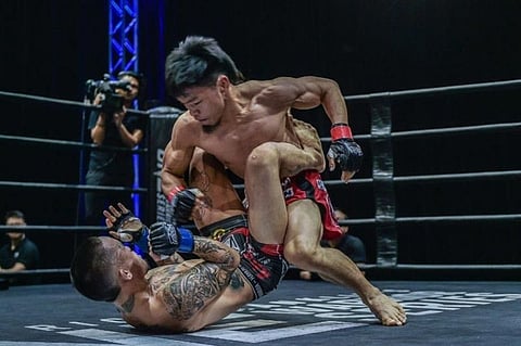 THUNDER KID RISING. In just a short time, Team Lakay's Lito Adiwang with his explosive showmanship inside the ONE Championship cage has captivated audiences across the globe. (ONE Championship photo)