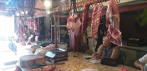 BACOLOD. Prices of meat products in Negros Occidental slightly went up based on the latest monitoring of the Provincial Veterinary Office. (Photo by Erwin P. Nicavera)