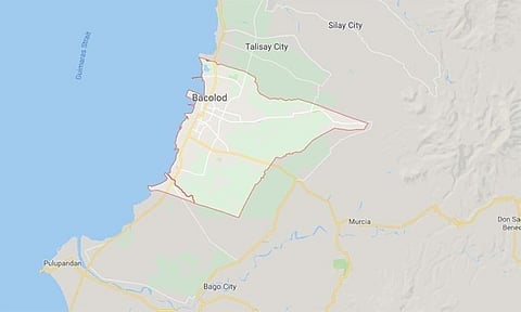 Bacolod City map.