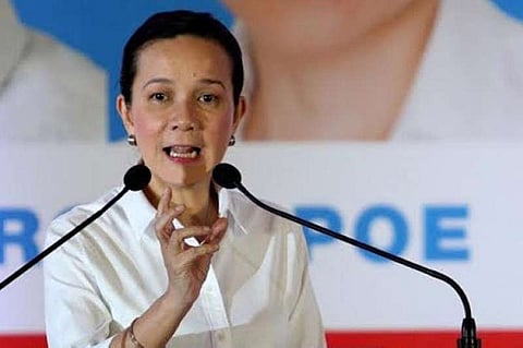 MANILA. Senator Grace Poe. (File photo)