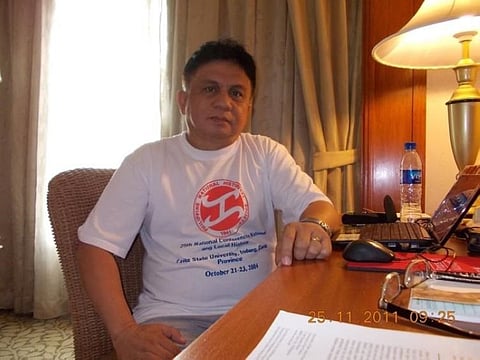 LEYTE. Dr. Rolando Borrinaga of the University of the Philippines (UP)-School of Health Sciences in Palo, Leyte. (Photo courtesy of Dr. Rolando Borrinaga)